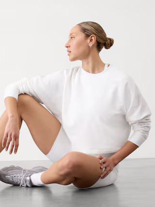 Easy Fleece Dolman Crop Sweatshirt | Athleta