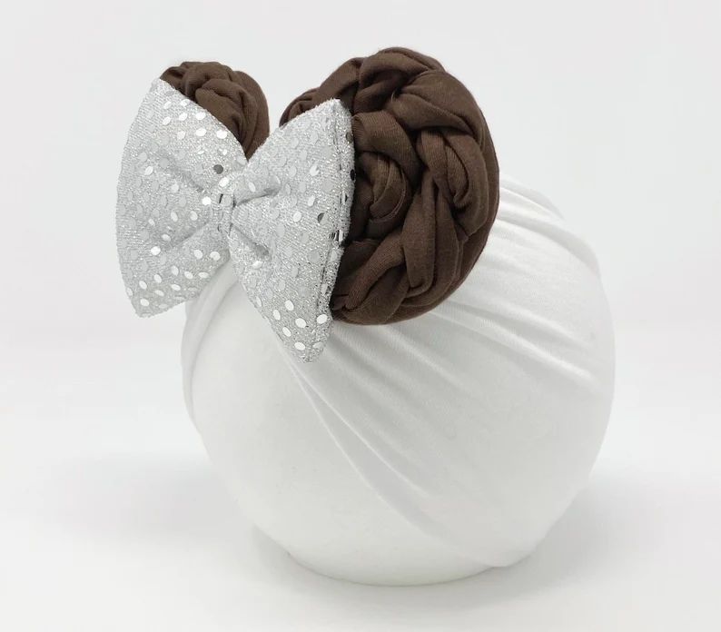 Princess Leia || Minnie Ears Headwrap || Starwars Ears || Minnie Ears Turban | Etsy (US)