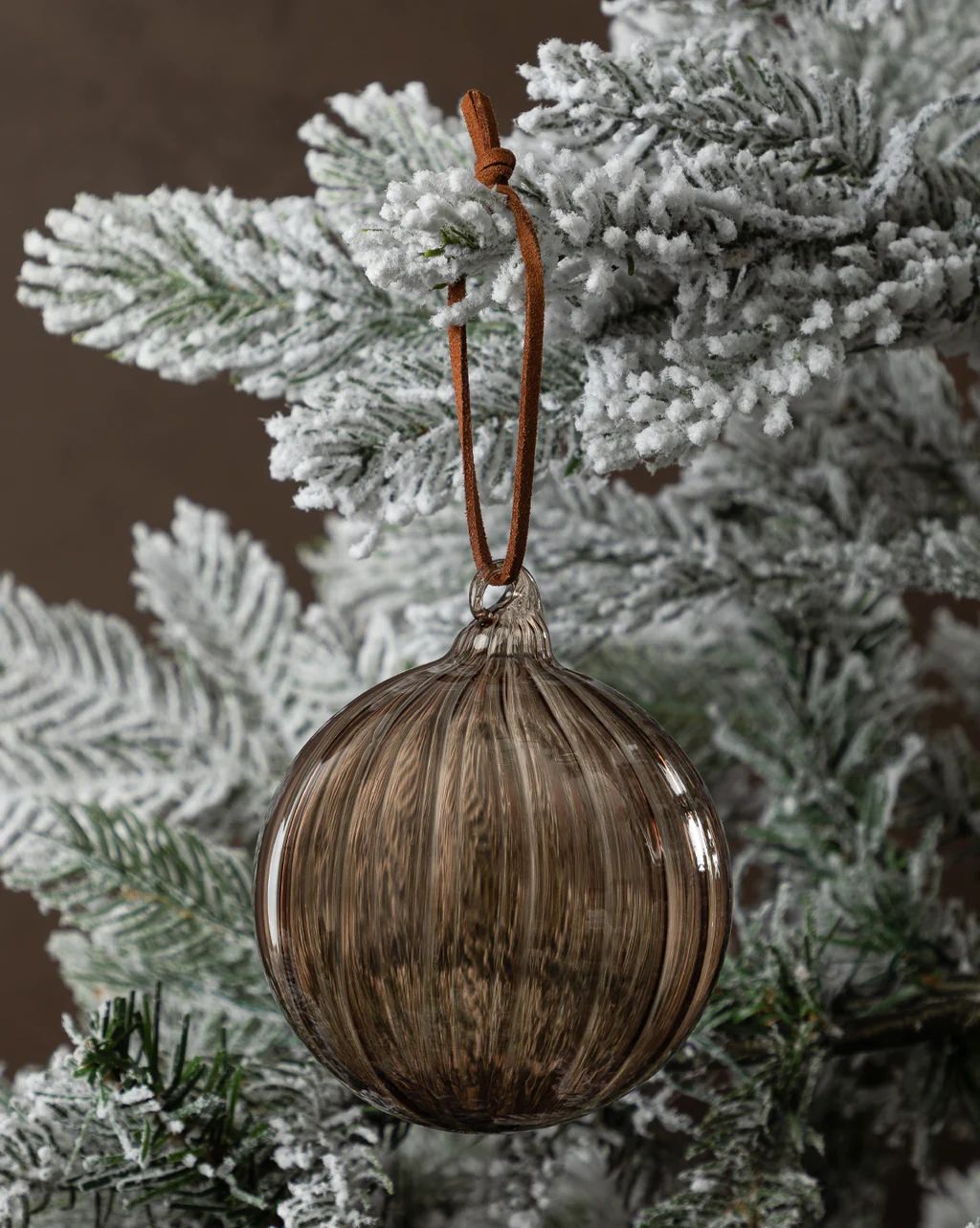 Lined Glass 6" Ornament | McGee & Co.