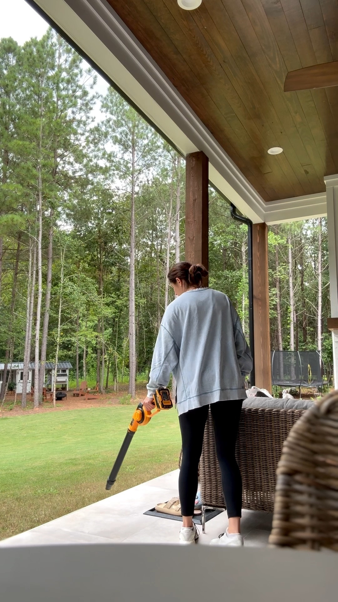 My favorite EASY battery powered lightweight small handheld portable blower- this is perfect for me to use on a daily basis outside on our patios! 🍂 Just in time for Fall leaves! Under $60 on Amazon 🫶🏻

#LTKHome #LTKSeasonal