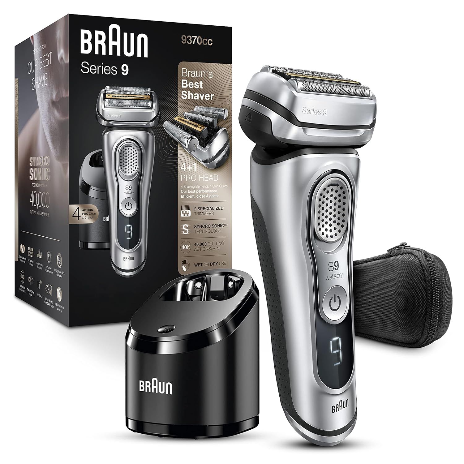 Amazon.com : Braun Electric Razor for Men With Precision Beard Trimmer, Rechargeable, Wet & Dry F... | Amazon (US)