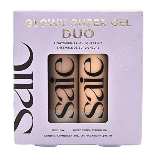 Saie Mini Glowy Super Gel Multipurpose Illuminator Holiday Gift Set: Sunglow & Warmglow | Amazon (US)