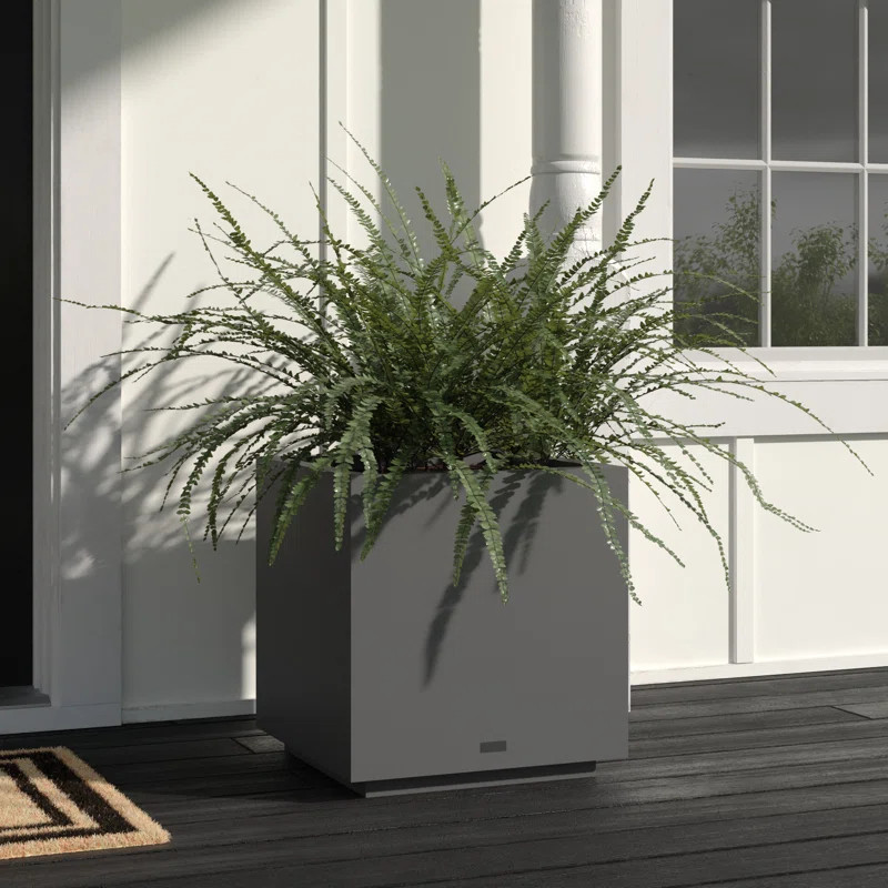 Metallic Series Galvanized Steel Planter Box | Wayfair North America