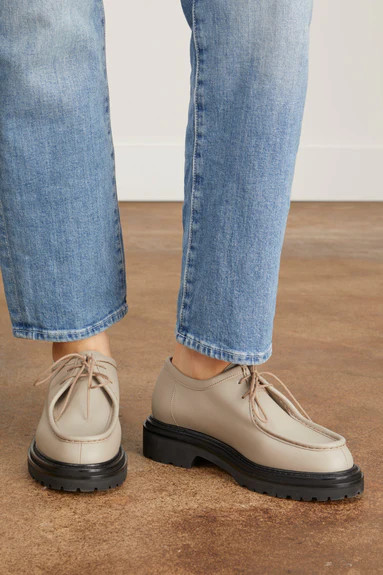 Lace-Up Shoe in Bone | Hampden Clothing