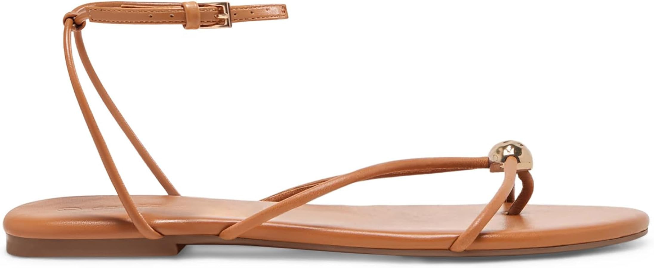 Coutgo Womens Strappy Flat Sandals Open Toe Flip Flops Sandals Ankle Strap Summer Beach Shoes | Amazon (US)