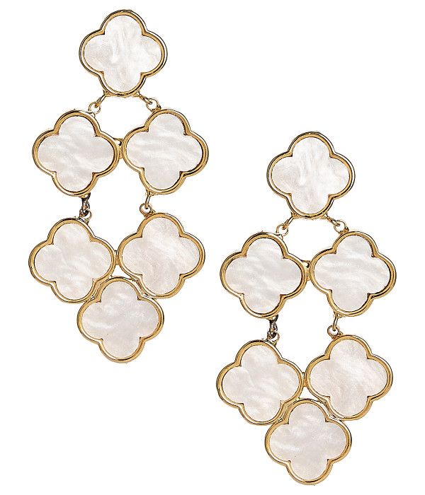 Camilla - Mother of Pearl - Statement Earring | Lisi Lerch Inc