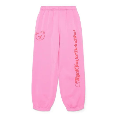 Valentine s Day Girls Graphic Jogger Sweatpants from Way To Celebrate Sizes 4-16 | Walmart (US)