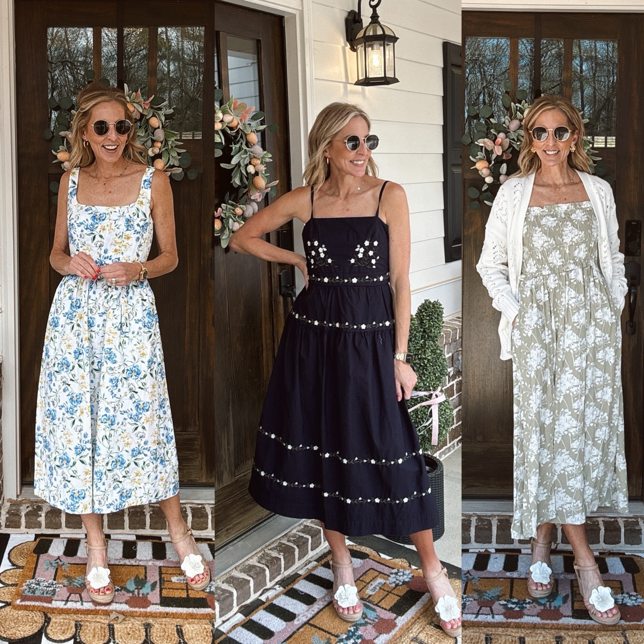 All three of these dresses are on clearance less than $20 if you were on the fence before go ahead and grab it now  