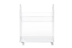 Click for more info about Presto Acrylic 26" Bookcase and Cart