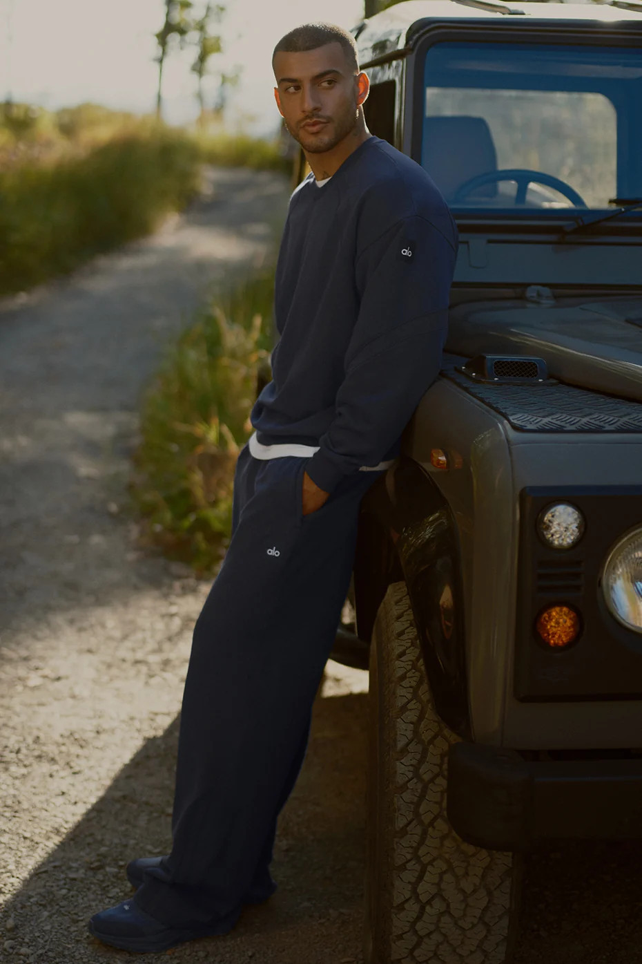 ALO | Field Sweatpant in Navy Blue, Size: 2XL | Alo Yoga