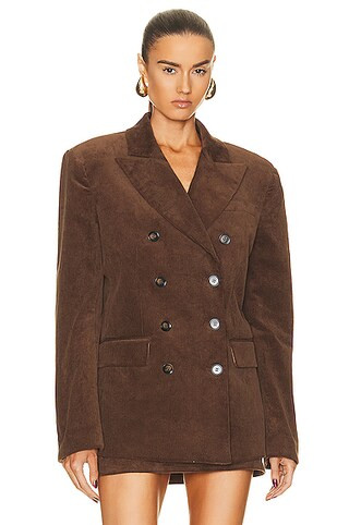 Corduroy Double Breasted Jacket | FWRD 