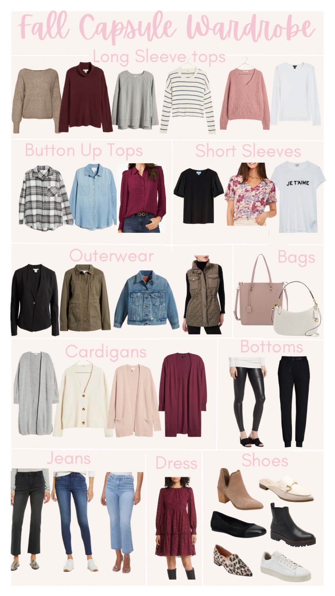 2nd half of fall capsule wardrobe links! 

#LTKsalealert #LTKstyletip #LTKxNSale