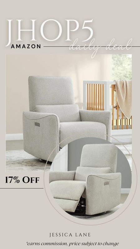 Amazon daily deal, save up to 17% on this modern upholstered reclining chair. Living room furniture, nursery chair, recliner, accent chair, Amazon home, Amazon deal

#LTKHome #LTKStyleTip #LTKSaleAlert
