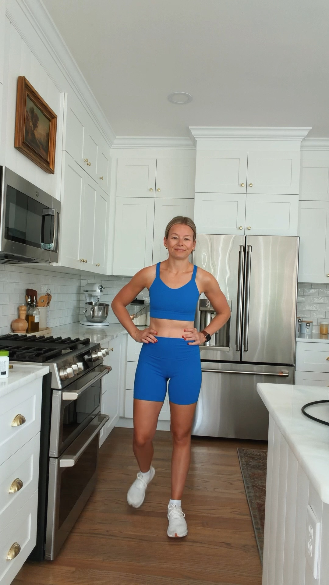 The comfiest workout set ever! I love that the sports bra has built in cups (instead of the annoying removable pads). I’m in a small in both top and bottom. Also, my fave wide-toe-box shoes (TTS).

#LTKActive #LTKfitnessgoals #LTKootd