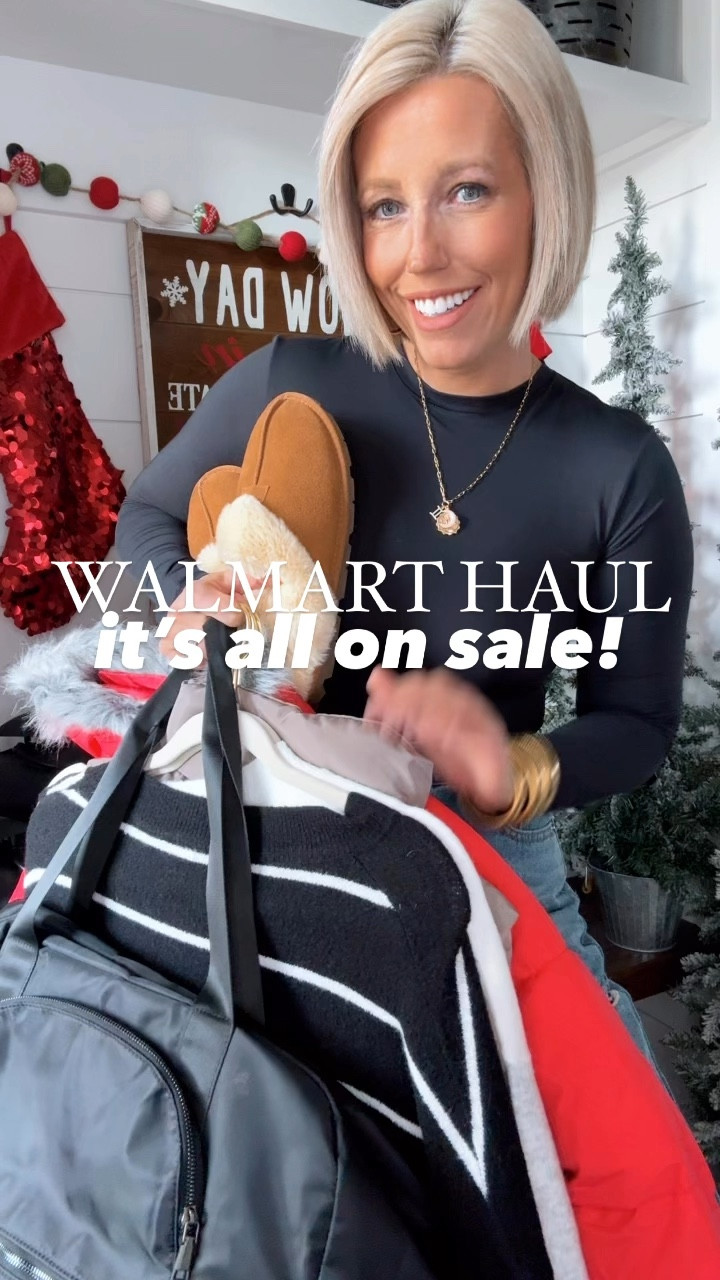 You guys have been loving these @walmart deals as much as I am so I had to do another little round up of the latest sales I’ve found!!!! I love this stuff  and the prices are crazy good!!!!
⬇️⬇️⬇️
Black top, jeans, vest size medium
Sweaters size small
Coat size small (would prefer medium)

#LTKWatchNow #LTKSaleAlert #LTKFindsUnder50