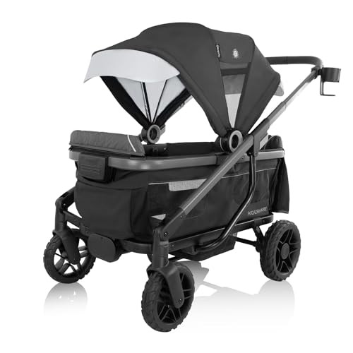 Shyft Rideshare All-Terrain Stroller Wagon - Sterling Black | REBEL (formerly Rebelstork)