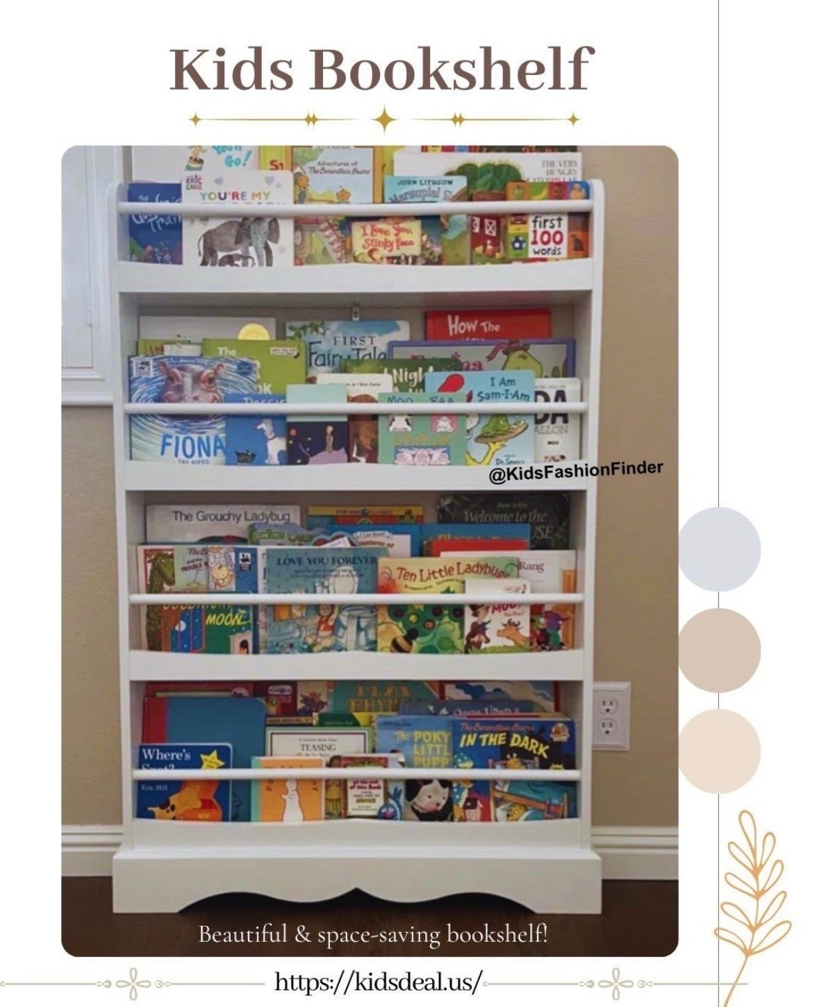 📚✨ Slim Wall-Mounted Kids Bookshelf

Perfect for small spaces! This ultra-thin wall shelf fits behind doors or on walls, holds tons of books, and keeps them easy for kids to grab.

Sturdy, easy to install, and the open design shows book covers to spark reading interest.

#KidsBookshelf #SmallSpaceLiving #ReadingCorner #PlayroomIdeas #MomLife 📚✨ 

 #LTKFindsUnder100

#LTKKids #LTKstorytime #LTKHome