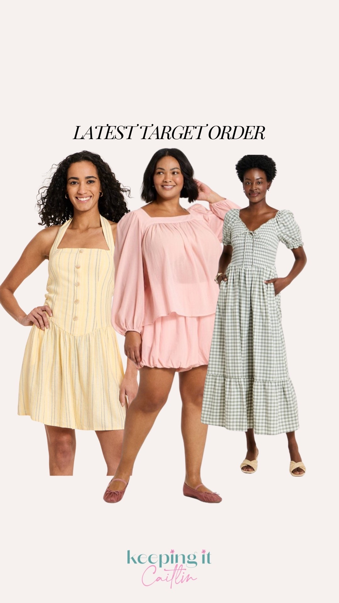 Spring target finds I ordered in xl 

#LTKPlusSize