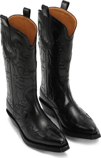 Ganni Western Boot (Women) | Nordstrom | Nordstrom