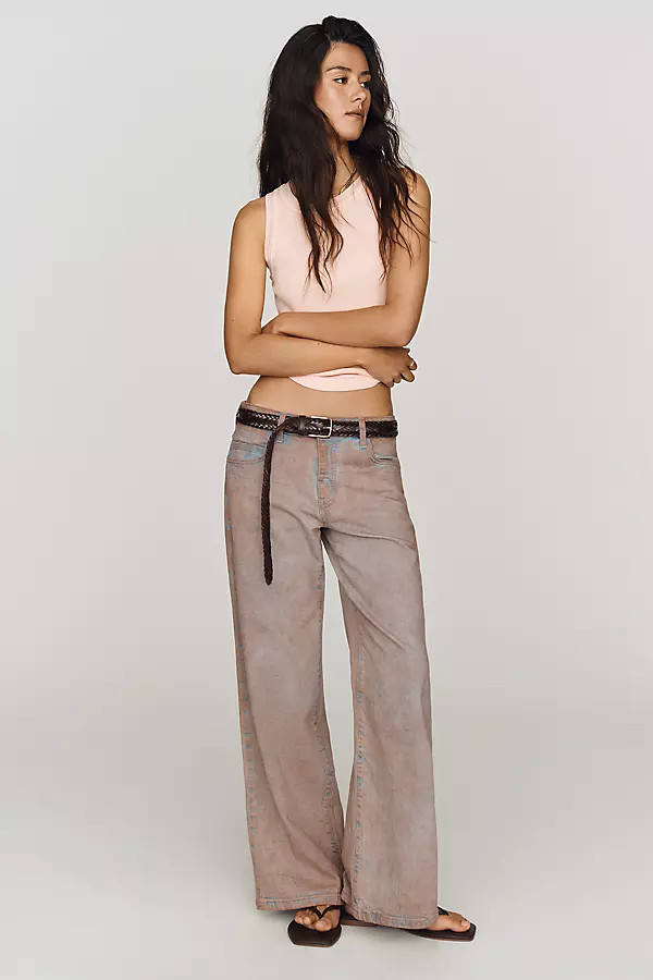 Esme Low-Rise Wide-Leg Jeans | Anthropologie (US)