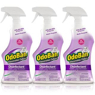 32 oz. Lavender Multi-Purpose Disinfectant Spray, Odor Eliminator, Sanitizer, Fabric Freshener, Mold Control (3-Pack) | The Home Depot