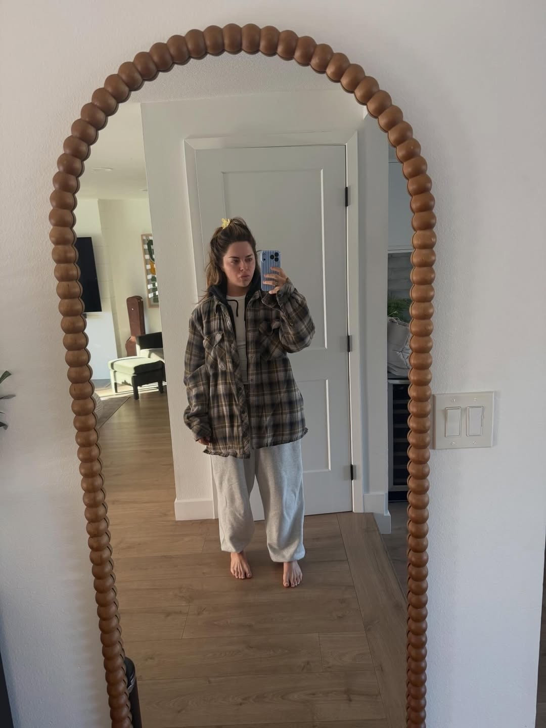 Cozy flannel outfit! Use code KKFIT to save on my sweats 🫶

#LTKootd