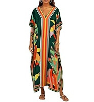 Bsubseach Women Plus Size Kaftan Dress Swimsuit Cover Up Caftan Maxi Beach Dresses Cover Ups | Amazon (US)