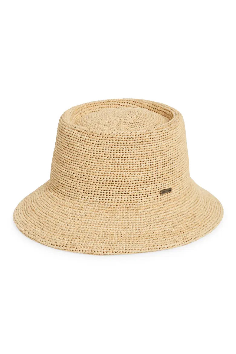 Ellee Straw Packable Bucket Hat (Women) | Nordstrom | Nordstrom
