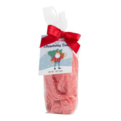 Holiday Sour Strawberry Belts Bag | World Market