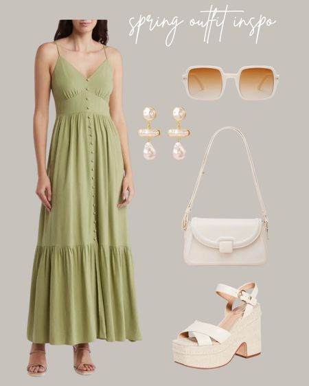 Spring outfit inspo!
Maxi dress from Nordstrom rack, Amazon accessories 

#LTKfindsunder50 #LTKstyletip #LTKSeasonal