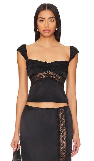 Maura Top in Black | Revolve Clothing (Global)