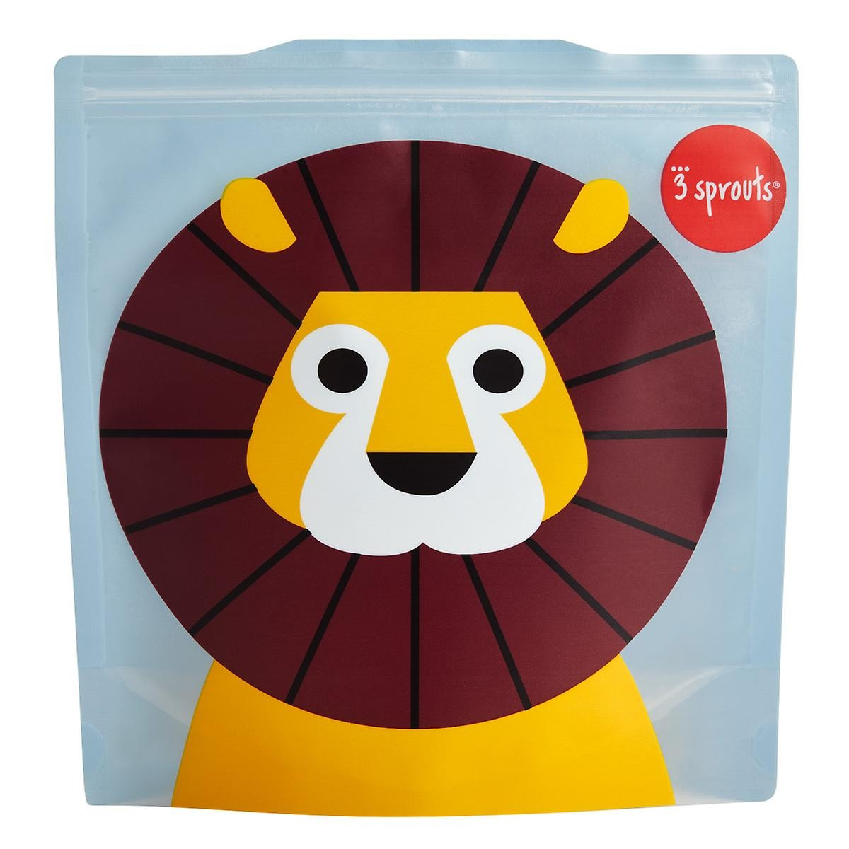 3 Sprouts Lion Sandwich Bag Pkg/2 | The Container Store