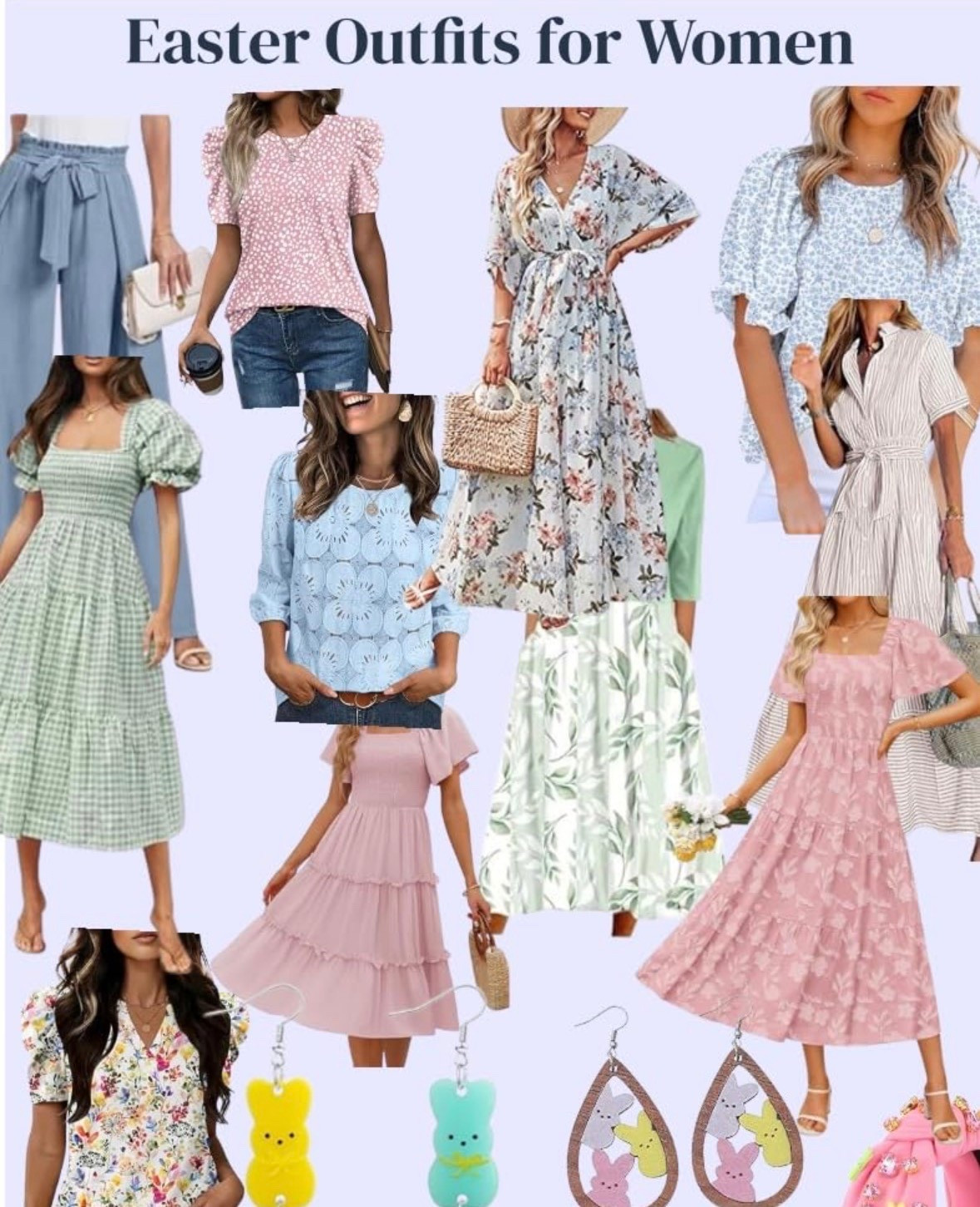 Pulled a few ideas together for Easter…still haven’t decided what I’m wearing!

easter outfits for women | spring outfit ideas women | casual easter outfits | pastel outfits women | floral dresses spring

#EasterOutfits
#SpringOutfits
#OutfitIdeas
#WomensStyle
#SimpleStyle

#LTKSeasonal #LTKMidsize #LTKSaleAlert