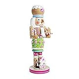 Kurt S. Adler Kurt Adler 16-Inch Wooden Gingerbread Nutcracker, Multi | Amazon (US)