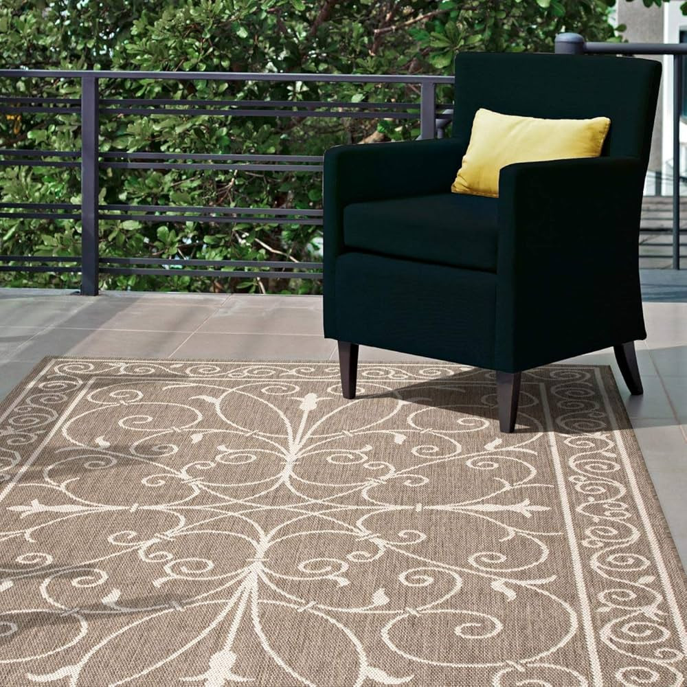 nuLOOM Kathleen Krem Indoor/Outdoor Area Rug, 3' x 5', Beige | Amazon (US)