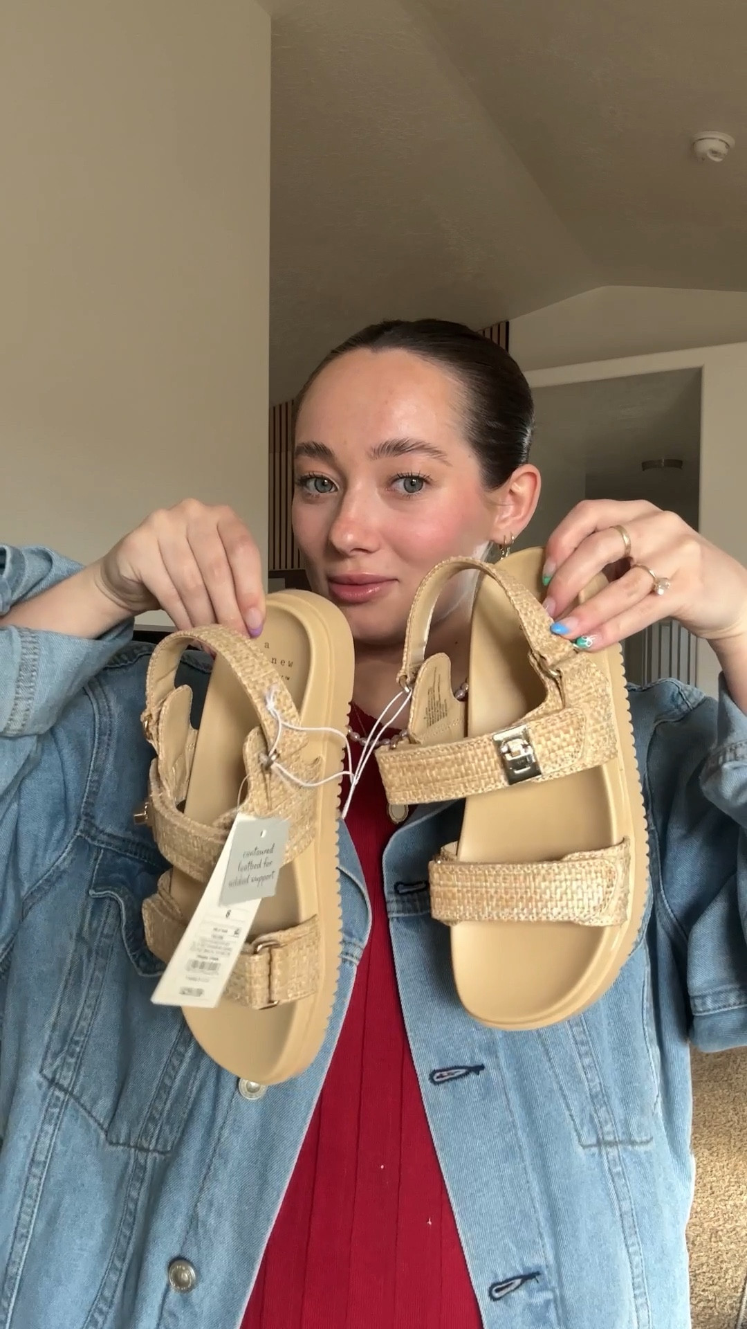 Comfy target sandals under $30!! Fits TTS and a little wide 

#LTKfindsunder50 #LTKshoecrush #LTKsalealert