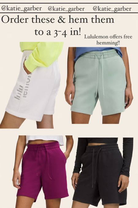 Lululemon offers free hemming! They are so comfortable and supper cute on high rise I hem mine to a 4 in! 

#LTKcurves #LTKsalealert #LTKstyletip