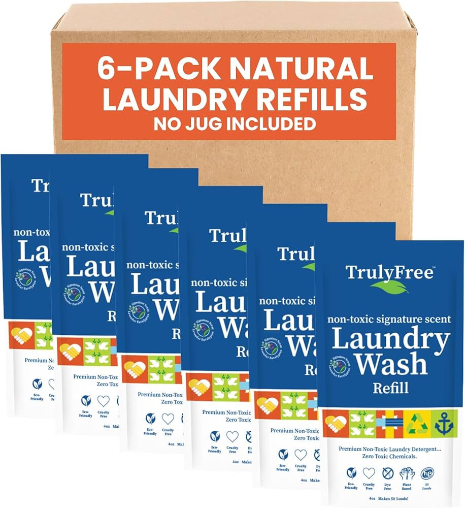 Truly Free Laundry Detergent for Sensitive Skin | Gentle & Safe for Baby Clothes | Plant-Based | ... | Amazon (US)