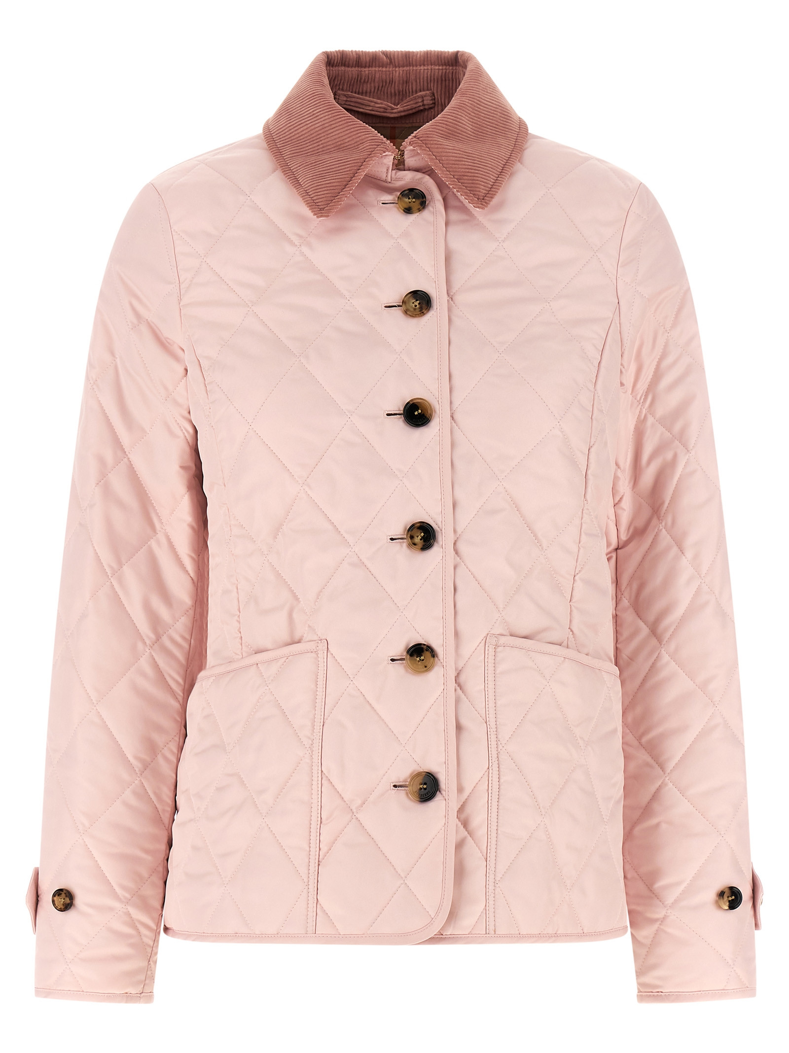 Burberry Fernleigh Jacket Pink Polyester Down Jacket, Parka, Casual - Women | Italist.com US
