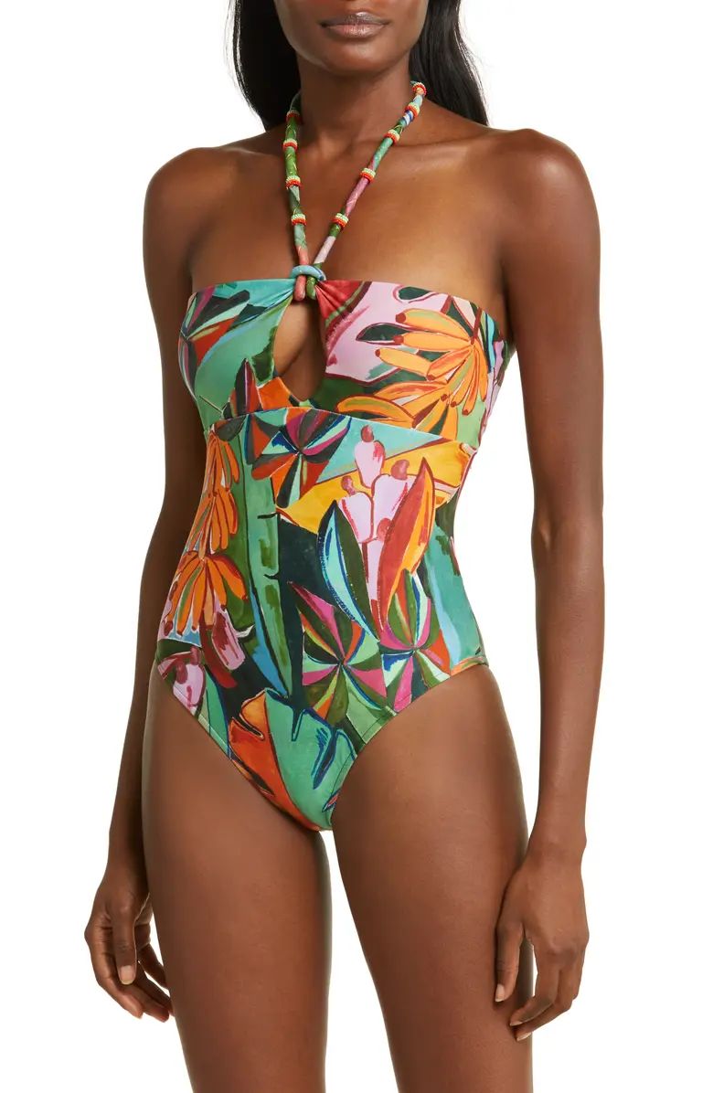 Banana Foliage One-Piece Swimsuit | Nordstrom