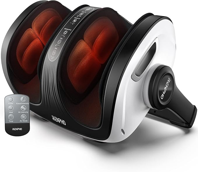 RENPHO Foot Massager Machine with Heat, Shiatsu Foot and Calf Massager with Remote, Offer Deep Kn... | Amazon (US)