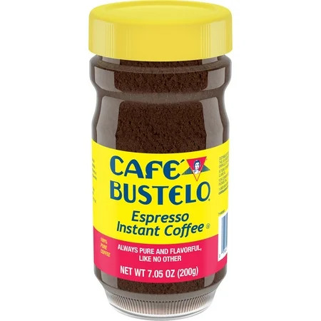 Caf Bustelo Espresso Style Dark Roast Instant Coffee 7.05 oz. | Walmart (US)