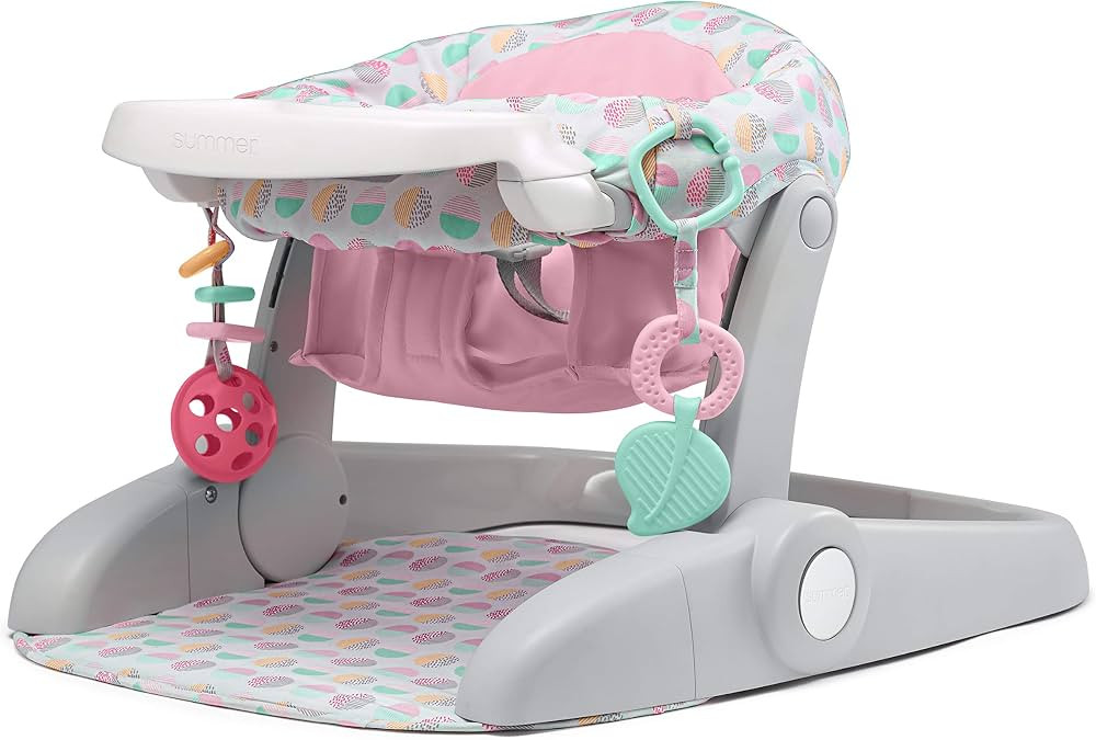 Summer Learn-to-Sit Stages 3-Position Floor Seat, Sweet-and-Sour Pink – Sit Baby Up to See The ... | Amazon (US)