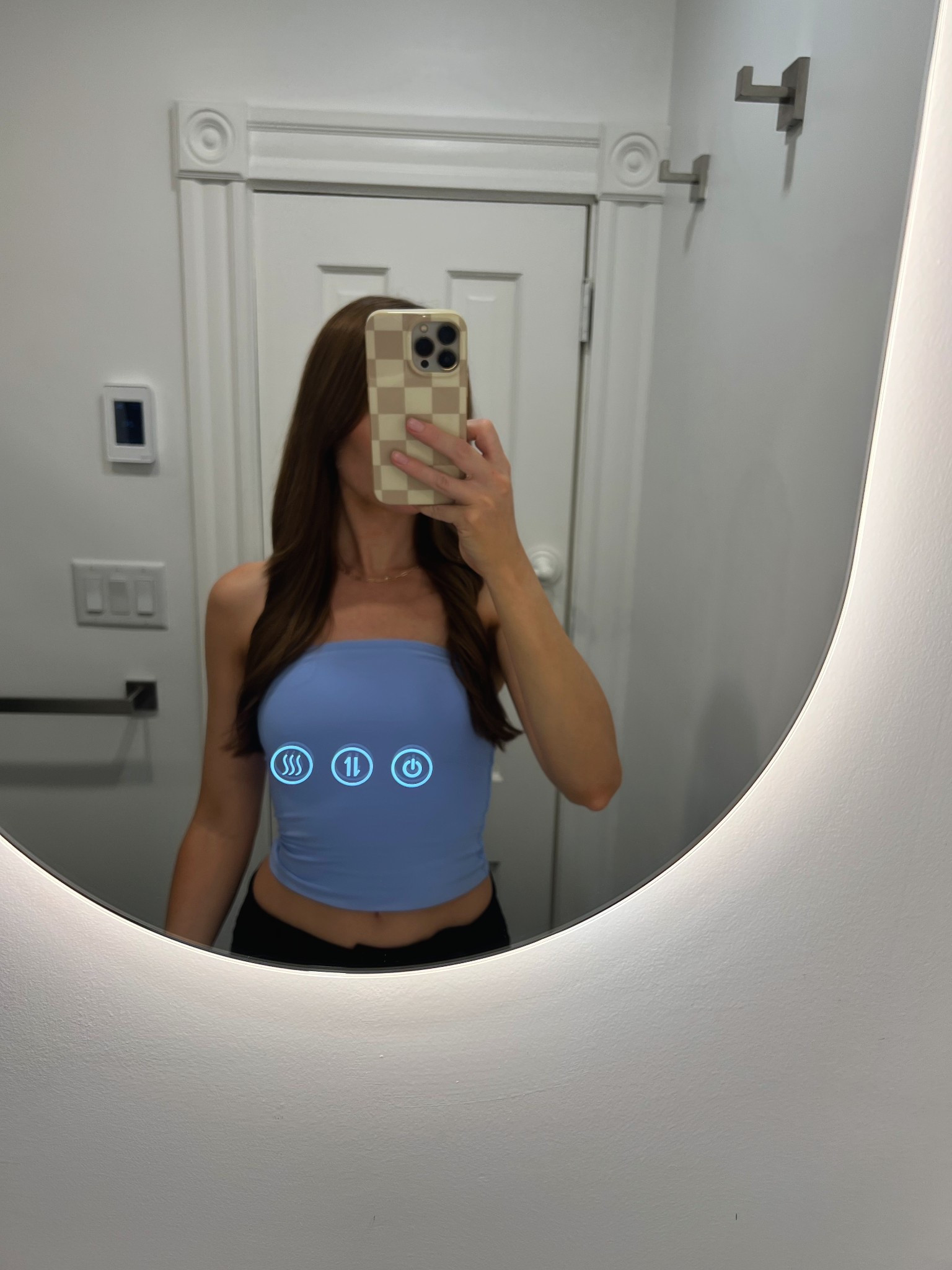 my go-to shirt this summer🩵 #tubetopoutfit #aritziabasics 

#LTKPetite #LTKSeasonal