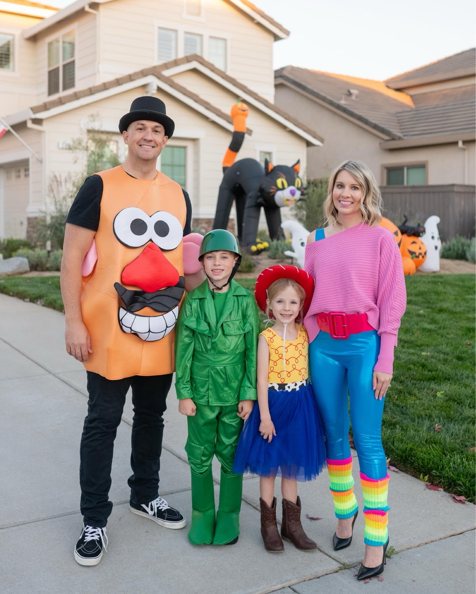 Our Halloween costumes last year. 
Family Costumes, Toy Story Costume, Family Halloween Costumes, Oogie boogie Bash, Disney costume 


#LTKKids #LTKSeasonal #LTKFamily