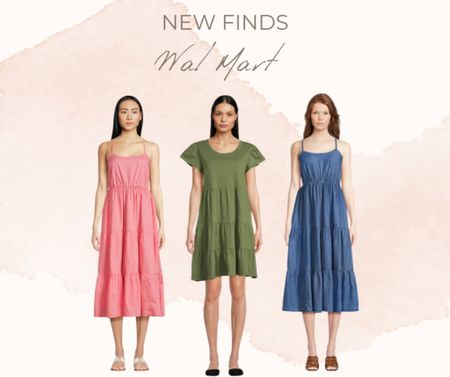 New at Walmart ❤️ Time & Tru Summer Dresses!