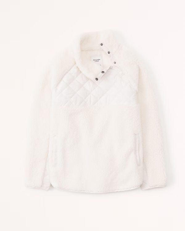 Women's Winterized Asymmetrical Snap-Up Fleece | Women's New Arrivals | Abercrombie.com | Abercrombie & Fitch (US)