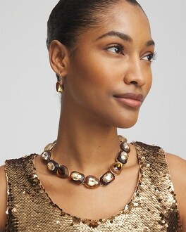 Neutral Bib Statement Necklace | Chico's