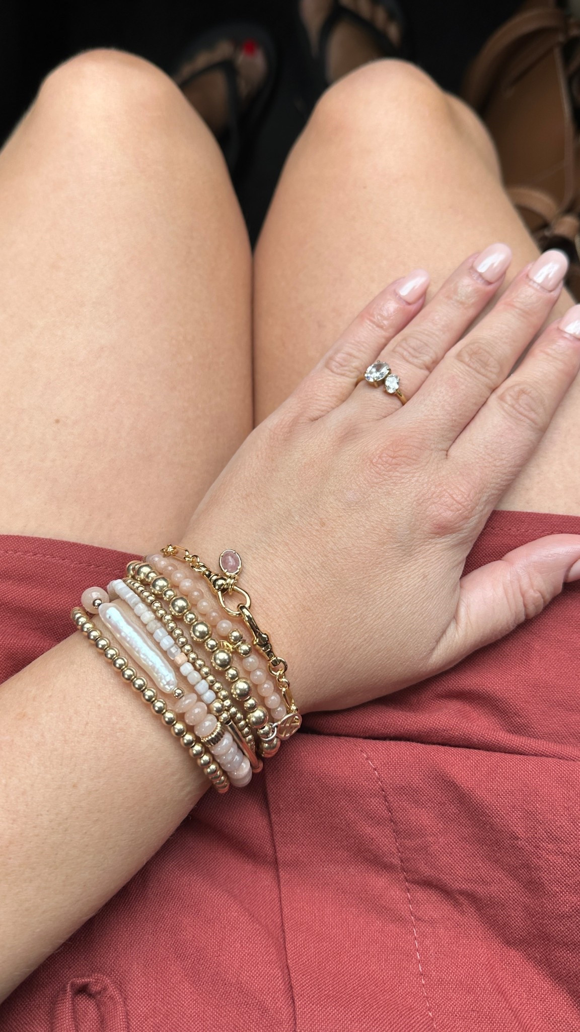 A pink Francesca stack.

TEGANP15% for a discount x

#LTKaustralia #LTKstyletip #LTKsummer