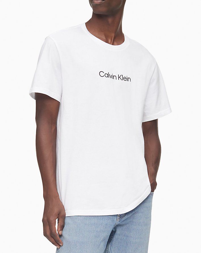 CK Logo Crewneck T-Shirt | Calvin Klein | Calvin Klein (US)